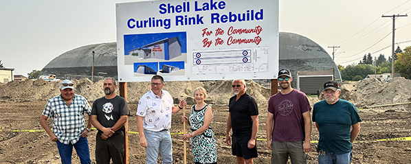 Shell Lake Curling Rink construction underway