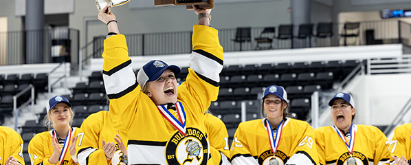 Peterson wins Division 1 hockey title