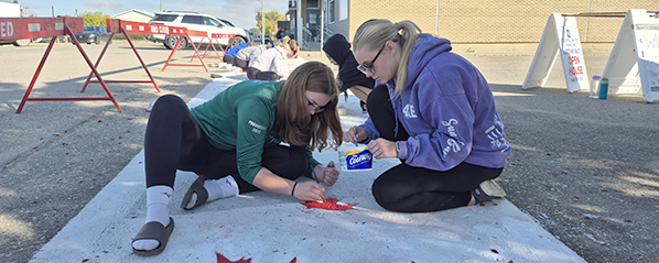 Crosswalk honours Shellbrook veterans, Legion